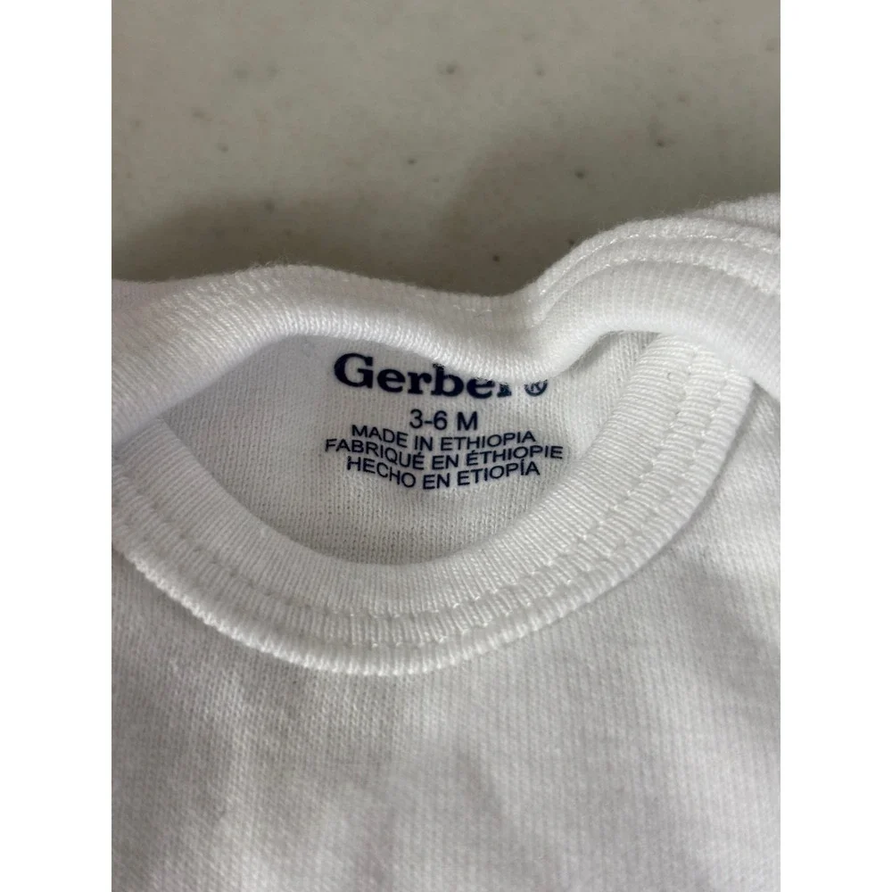 Baby Bodysuits 3 6 Month Lot 5‎ Onesies Short Sleeve Various Brands